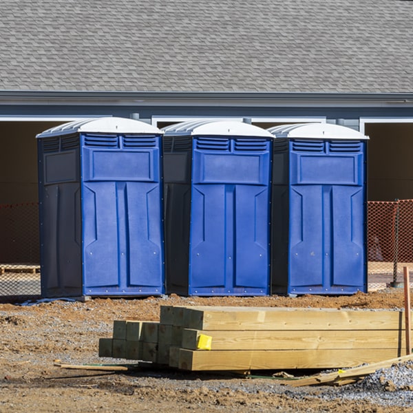 is there a specific order in which to place multiple porta potties in Summerdale Pennsylvania